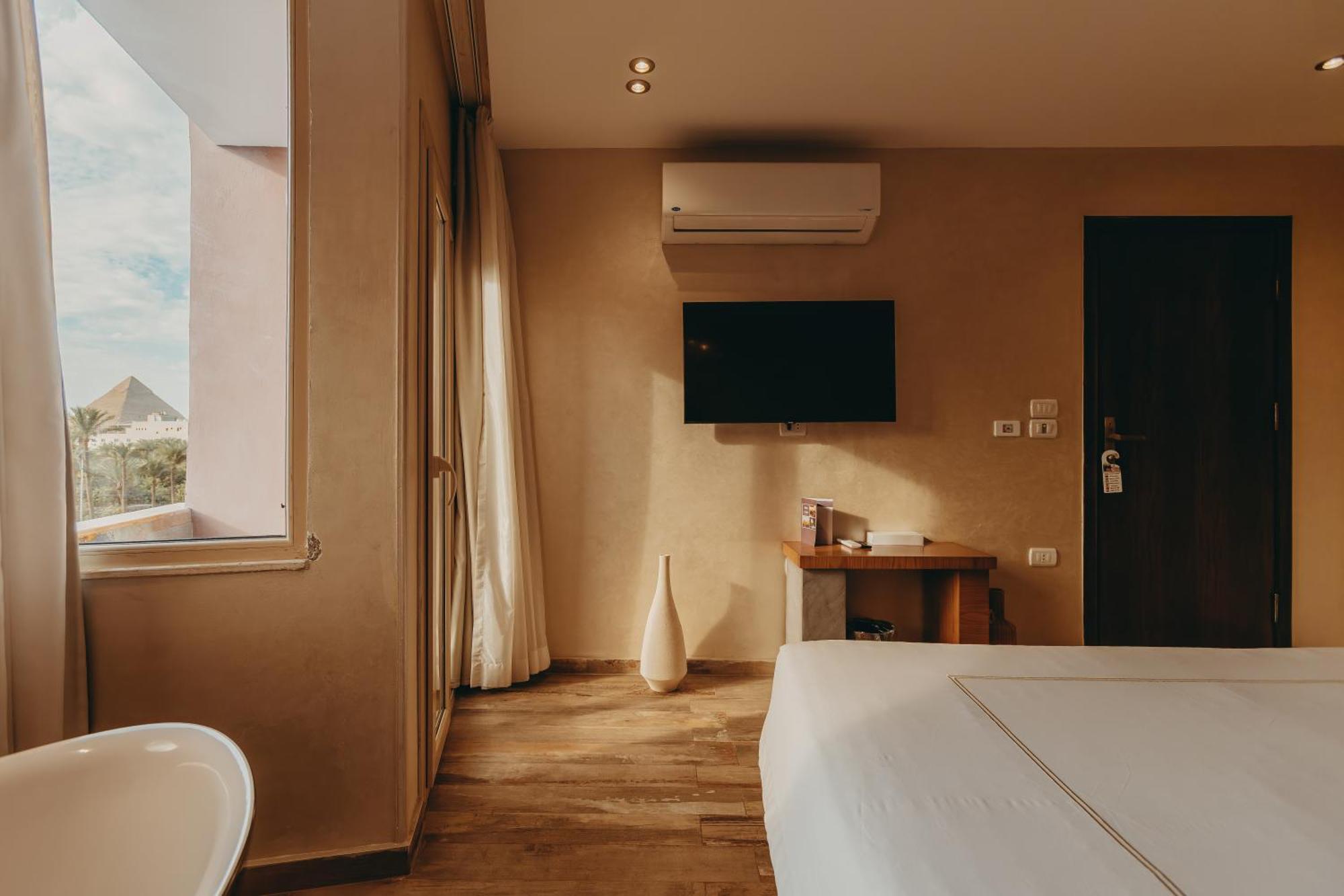 Almas Pyramids Hotel Kafrat al Jabal Exterior photo